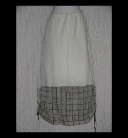 New Jackie Loves John Art to Wear Parachute Grid Skirt X-Large XL