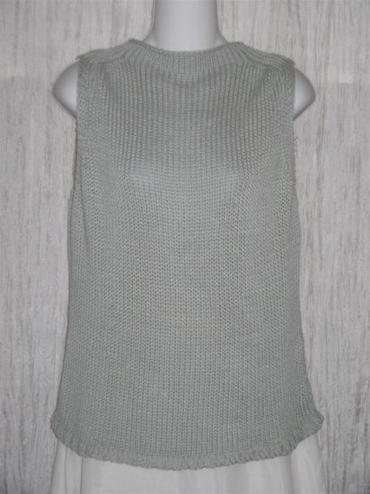 ANN TAYLOR LOFT Soft Thick Blue Knit Pullover Sweater Top Large L