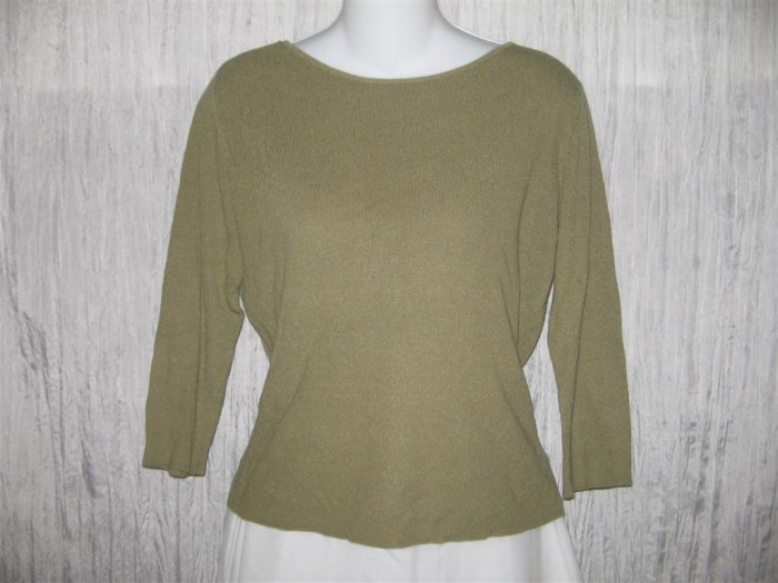 Carole Little Slinky Knit Pullover Shirt Tunic Top Medium M