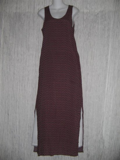 R-Clan FLAX by Jeanne Engelhart Hearts Slip Dress Medium M