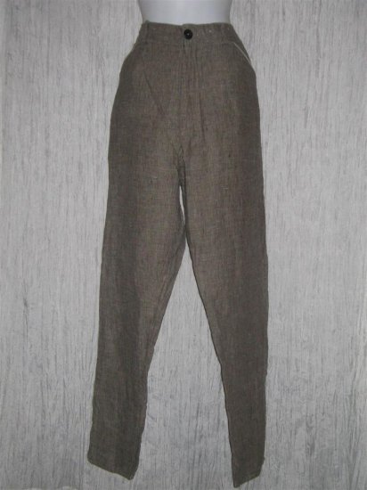 HAYMAKER Long Linen Pants Jeanne Engelhart FLAX Medium M