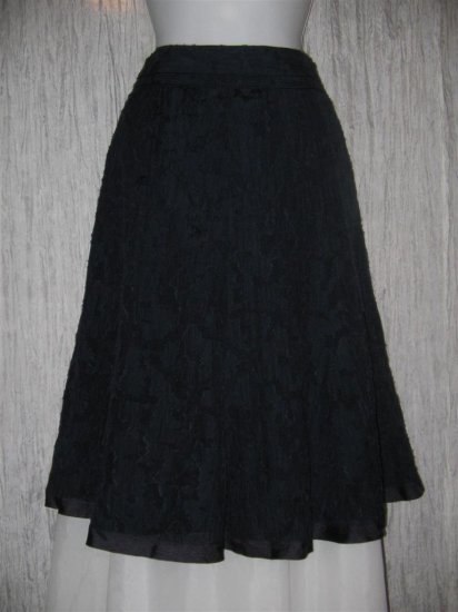 Talbots Full Fluttery Blue Layered Lace Skirt 6 Petite 6P