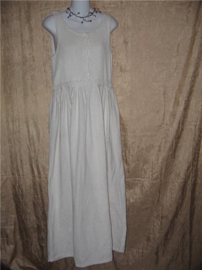 TRIBE by A People United Long White Knit Top Dress Small S