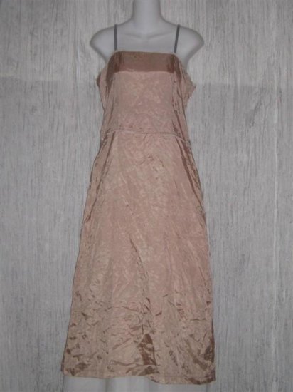 Neesh by D.A.R. Pink Slinky Velvet Ribbon Slip Dress Medium M