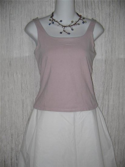 J. Jill Stretch Lilac Knit Fitted Tank Top Shell Shirt Medium M