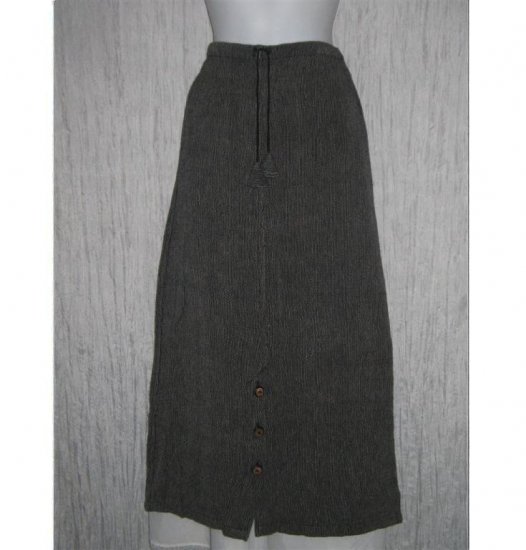 TRIBE Boutique Earthy Cotton Drawstring Skirt Medium M