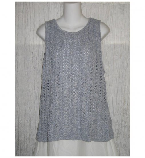 NWT Company Ellen Tracy Blue Knit Sweater Tank 2X