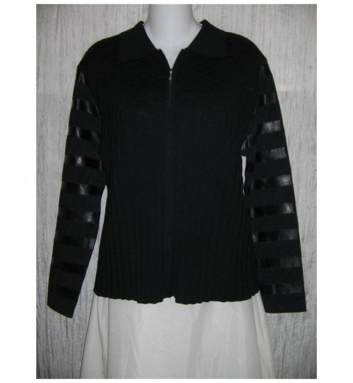BC Black Cat Fashion Textured Zipped Jacket L XL