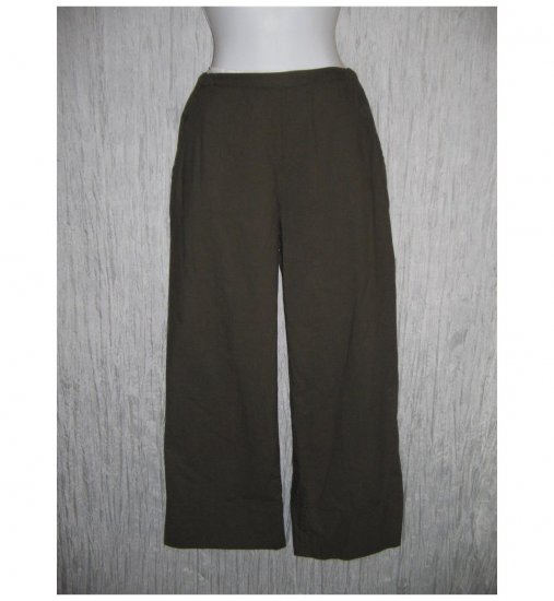 CP SHADES Shapely Brown Cotton Pants Small S