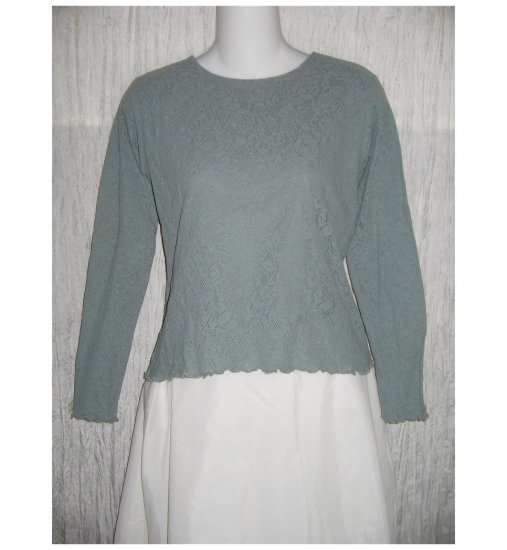 Les Tout Petits by Lois Letzt Lace Knit Layered Shirt Top Shirt 16 S M