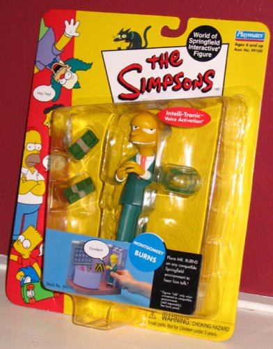 SIMPSONS MONTGOMERY BURNS INTERACTIVE FIGURE