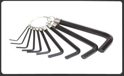 ALLEN KEY WRENCH SET WITH RING