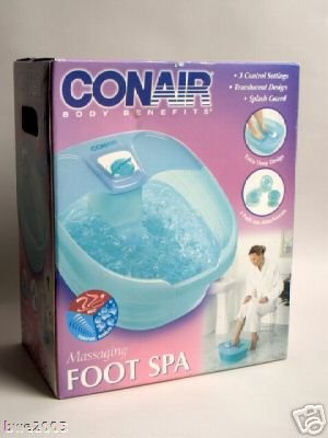 Massaging Foot Conair Body Benefits Heat Vibration NIB