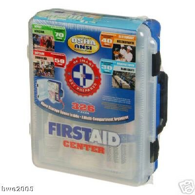 First Aid Kit Office Home Car Suv Truck Meets Osha & Ansi Requirement