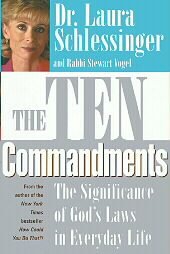 The Ten Commandments Dr. Laura Schlessinger HB DJ Religion Morality Christianity Jewish