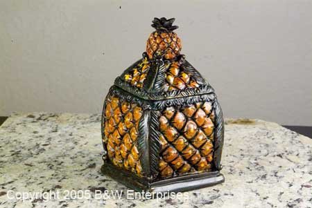 Storage Box Pineapple shape Jewelry Rings Beautiful Dresser Box