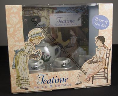 Childs Tea Set Poetry Book TeaTime Tales & Rhyme NIB