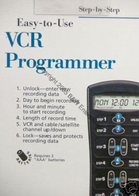VCR Program Controller by Radio Shack Take Control NIB