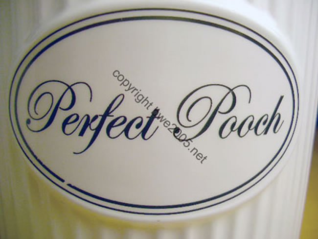 Perfect Pooch Ceramic Treat Jar + 24 Ounces of High Quality Treats Included