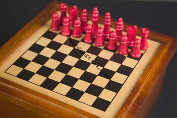 Chess Backgammon Chinese Checkers decorative wooden case NIB
