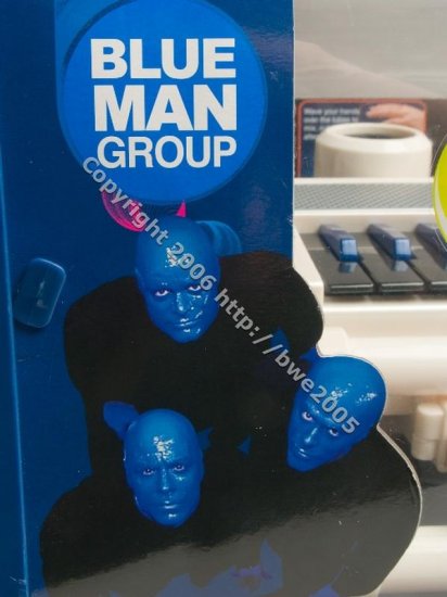 Blue Man Keyboard Experience + Bonus DVD Sound Machine Sound Tube Recording MP3 Ipod NIB