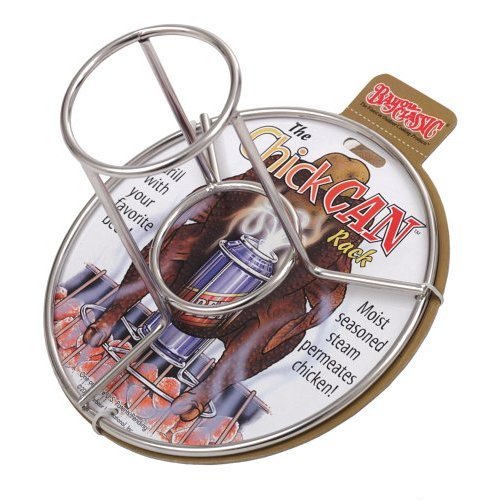 Bayou Classic Stainless Steel ChickCAN for Beer Chicken Oven Grill NIB