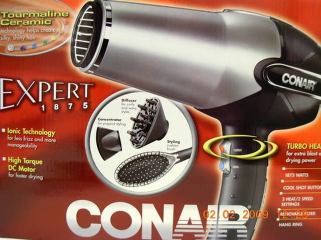CONAIR Expert 1875 Tourmaline Ceramic Styler (228GDC) NIB