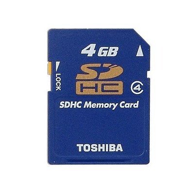 Toshiba 4GB High Speed SDHC Memory Card (NIB) Camera MP3 Computor Video Music Backup
