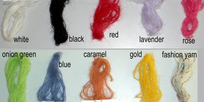 mohair color