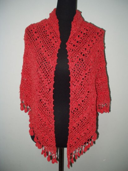 hand crochet shawl,free shipping