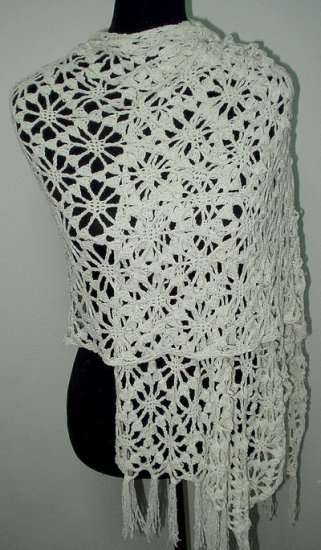 hand crochet shawl,free shipping