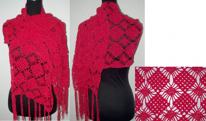 crochet shawl,free shipping