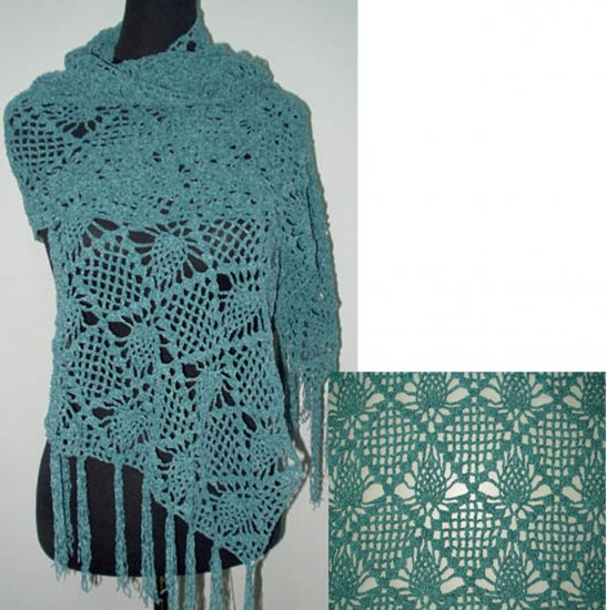 hand crochet shawl,free shipping