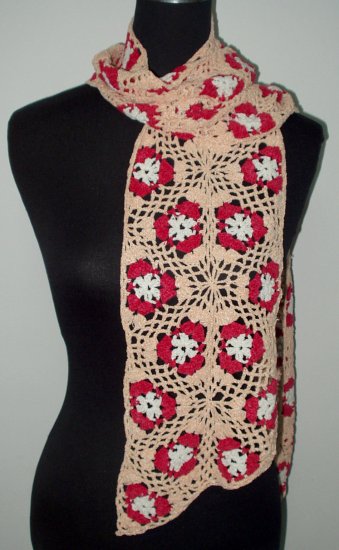 hand crochet scarf,free shipping