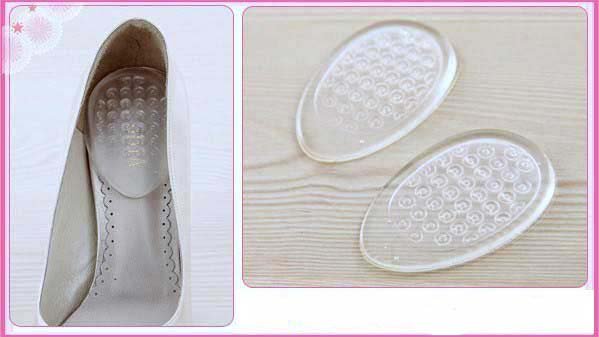 Invisible Gel High Heel Shoe Pads Inserts Foot Heel Pain Party Feet