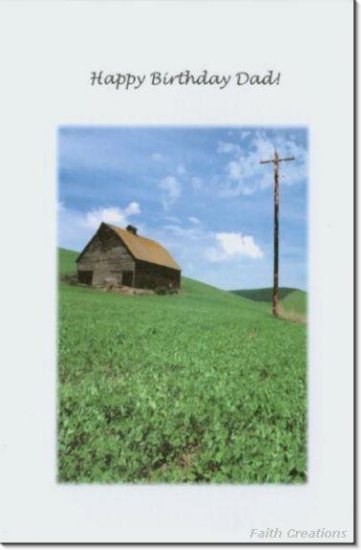 #M4U0560 Happy Birthday Greeting Card for Father Dad