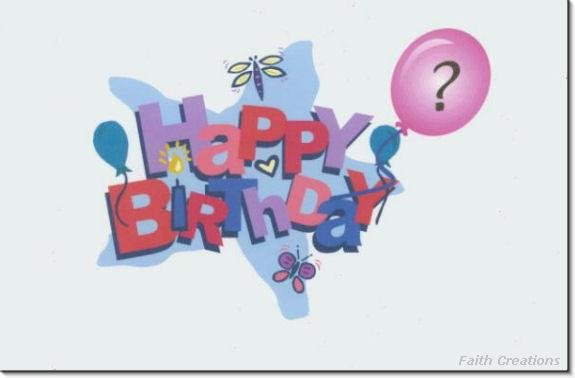 #M4U0214 Happy Birthday Greeting Card to a Child