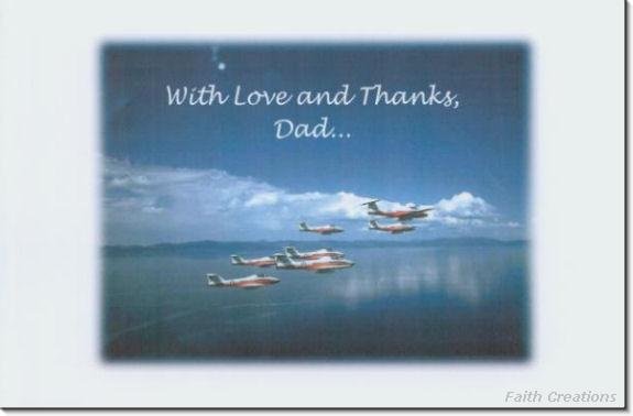 #MU0527 Happy Father's Day Greeting Card