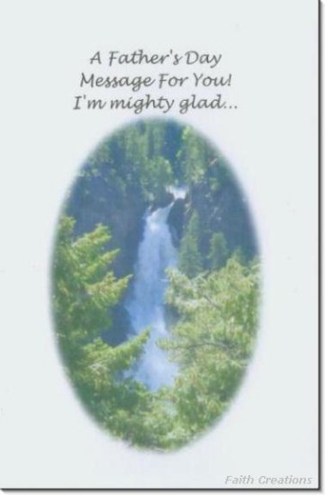 #MU0534 Happy Father's Day Greeting Card