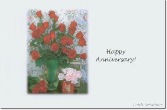 #M4U0139 Happy Anniversary Greeting Card