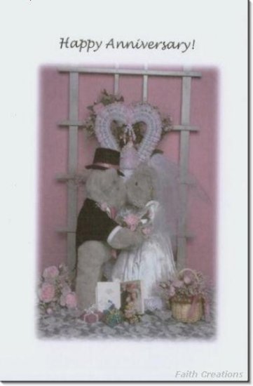 #M4U0296 Happy Anniversary Greeting Card