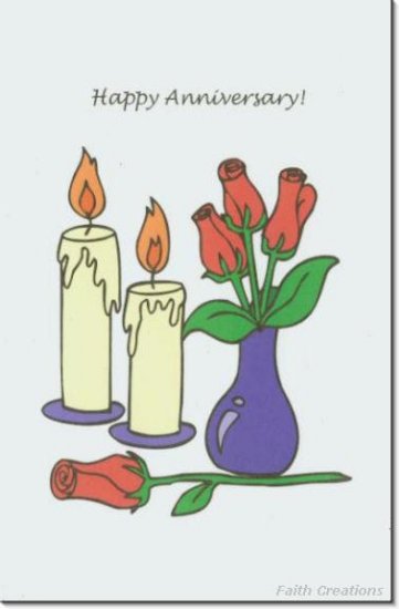 #M4U0297 Happy Anniversary Greeting Card