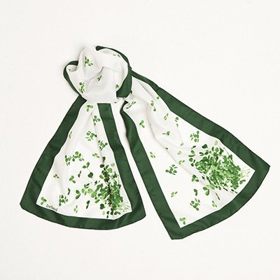 Long Sprig of Shamrock Scarf