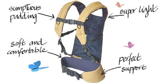 Patapum Toddler Carrier Khaki