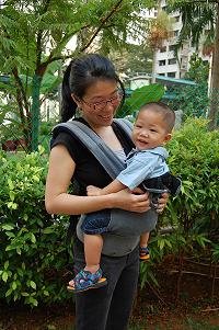 Patapum Baby Carrier Blue