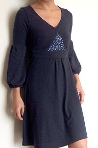 Starry Night Poet's Dress