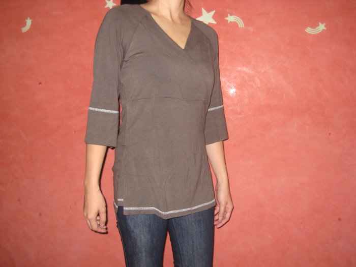Surplice Raglan (Dark Taupe)