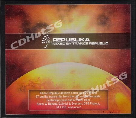 REPUBLIKA Mixed by Trance Republic 2 CD Markus Schulz