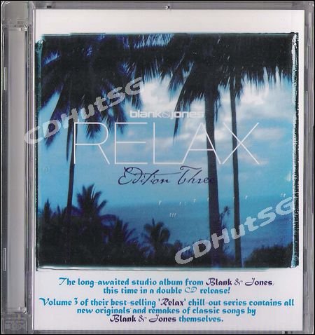 Blank & Jones RELAX Edition 3 Chillout 2 CD Album 2007