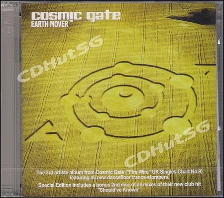 Cosmic Gate EARTH MOVER CD Album + Mixes 2 CD Edt NEW!